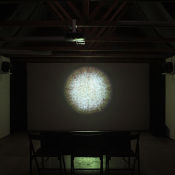 'harmonic environment'  installation photo form 'Surface Arts at SLUICE 2015'