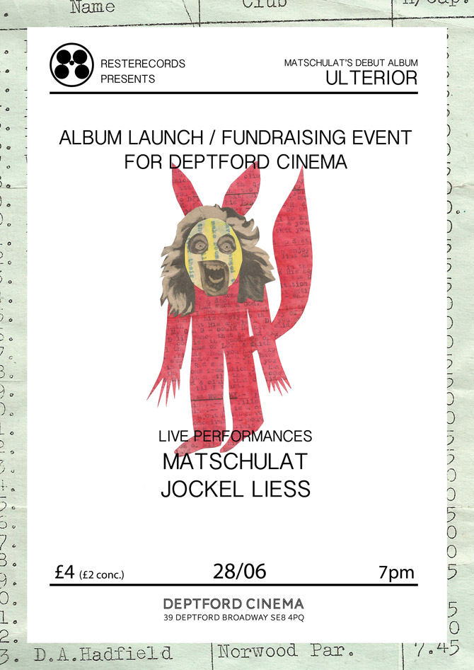 Album Launch Party of Ulterior by Matschulat